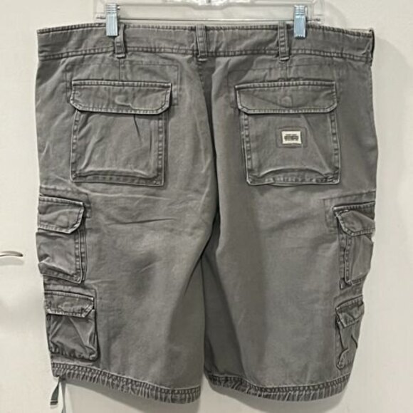 Bailey's Point Mens Gray Cargo Shorts Cotton Blend Summer Hiking Size 40 - Picture 3 of 12